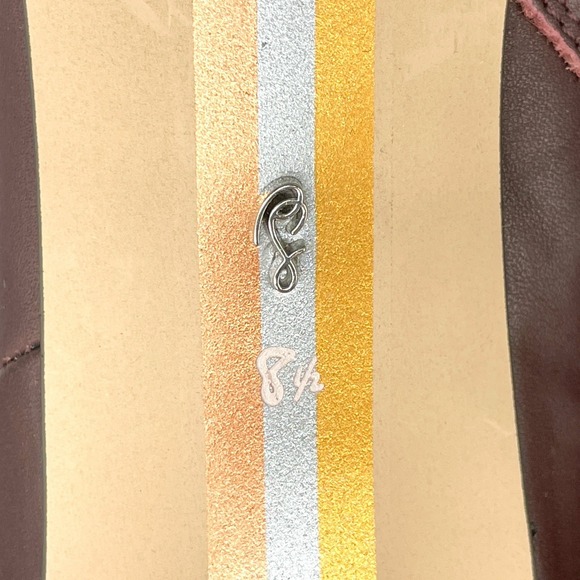 Sam Edelman Womens 8.5M Sylvia Knee High Boots Brown Leather Heels Tall Boho - Picture 13 of 13